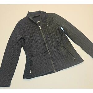 Spyder Black Cable Stryke Jacket~Women's Size XL.